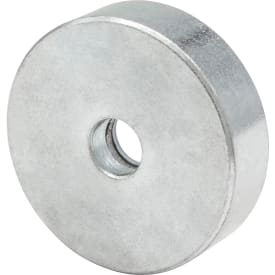 Neodymium pottemagnet Ø25 x 7,0 mm, skruehul Ø4,5 mm