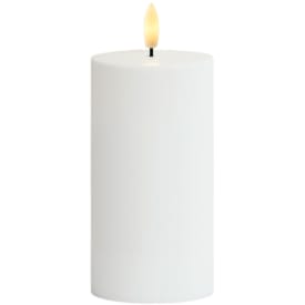 Sirius Sille Solar Ø7,5 cm x H15 cm, Hvid