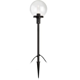 GARDEN 24 Bedlampe Kugle 60cm sort/klar