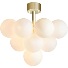 MERLOT Plafond 13L messing/hvid