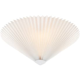 Markslöjd Plisado loftlampe, hvid, Ø42 cm