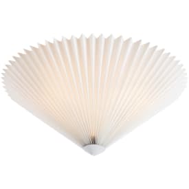 Markslöjd Plisado loftlampe, hvid, Ø50 cm