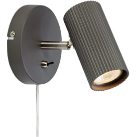 COSTILLA Væg 1L mørkegrå/satin nikkel