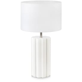 COLUMN Bord hvid/hvid