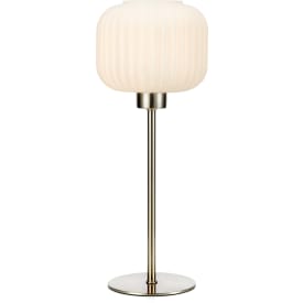 SOBER Bord Lille 1L stål/hvid