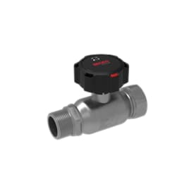 BROEN Full Flow Forzinket, G3/4xG3/4A, DN20, Lav, Gear