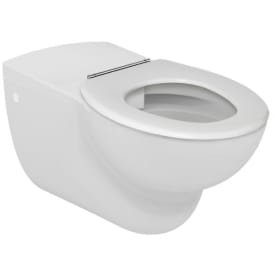 Ideal Standard Contour 21+ væghængt toilet, uden skyllekant, rengøringsvenlig, hvid