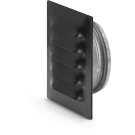 Fresh Murrist med studs Ø100 mm 145x145 mm sort