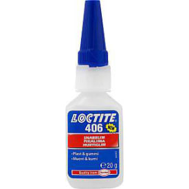 Loctite 406 snabbhärdande lim, tunnflytande, 20 g