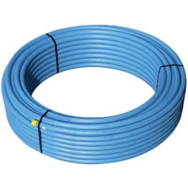 50 meter Uponor 40 mm PE80 PN10 SDR11 rør, blå, 50 m, DK-VAND