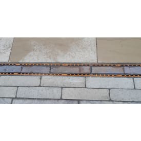 Jesmig 125/85X1000 mm corten rist til chaussesten, 5 t