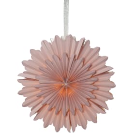 Star Trading Crystal adventsstjärna med ljus, 50 cm, rosa