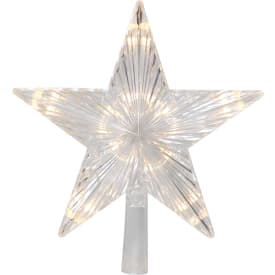 6 stk Star Trading Topsy topstjerne med lys