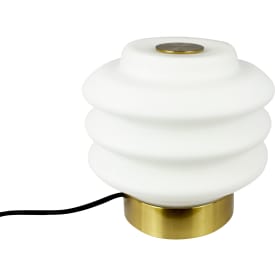 Dyberg Larsen Diva bordlampe messing base med opal glas