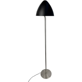 Dyberg Larsen Oulu golvslampa, borstat stål