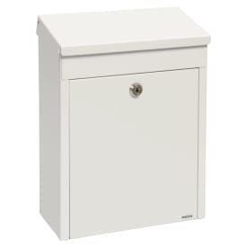 Me-fa Bosca 35 postkasse, med lås, hvit