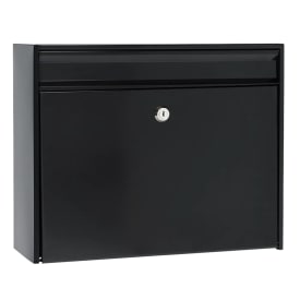 Me-fa Bosca 34 brevlåda, med lås, svart