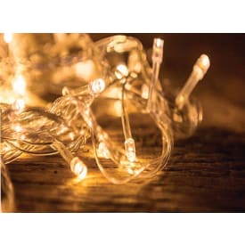 Veli Line ljusslinga utomhus, 80 varmvita lampor, 5,4 meter