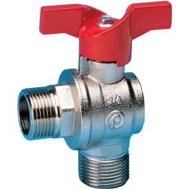 PETTINAROLI 59/2 kuglehane/T-greb 1/2 fuld/vinkel np messing var