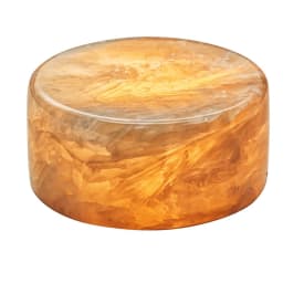 Unison bordlampe i marmor, ravfarget, H4 cm