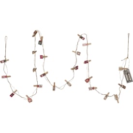 10 stk Star Trading Clippy advent lyskæde med klemmer
