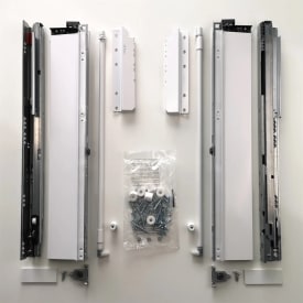 Tandembox skuffe sæt høj 300 mm, hvid