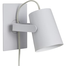 4 st Hübsch Ardent vägglampa, ljusgrå
