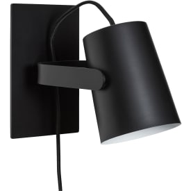 4 st Hübsch Ardent vägglampa, svart