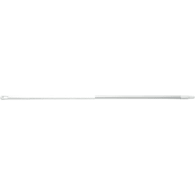 Roliba aluminiumsskaft med gevind, plats, hvid, 1500 x 32 mm