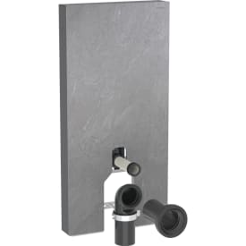 Geberit Monolith Plus sisterne for back-to-wall toalett, 101 cm, skiferutseende