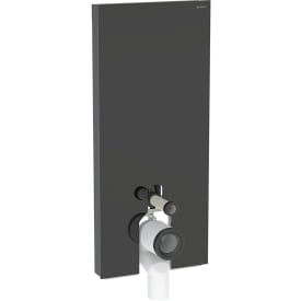 Geberit Monolith cisterne til back-to-wall toilet, 114 cm, sort glas