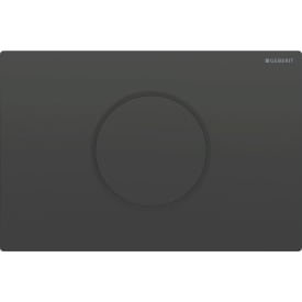 Geberit Sigma 10 Round betjeningsplate, berøringsfri, sort/matt sort