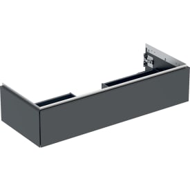 Geberit One tvättställsunderskåp, 118,4x47 cm, matt svart