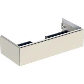 Geberit One tvättställsunderskåp, 103,6x47 cm, högglans beige