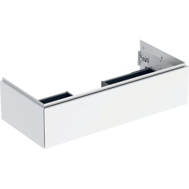 Geberit One tvättställsunderskåp, 103,6x47 cm, högglans vit