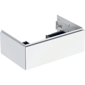 Geberit One tvättställsunderskåp, 74x47 cm, högglans vit