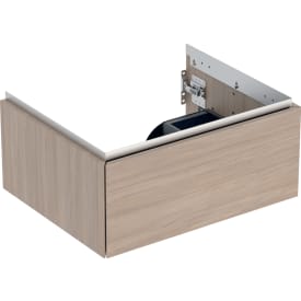 Geberit One tvättställsunderskåp, 59,2x47 cm, ek