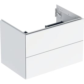 Geberit One tvättställsunderskåp, 74x47 cm, högglans vit