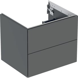 Geberit One tvättställsunderskåp, 59,2x47 cm, matt antracit