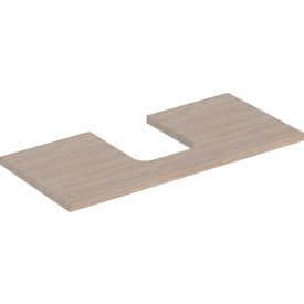 Geberit One bordplade, 104,2x47,3 cm, eg