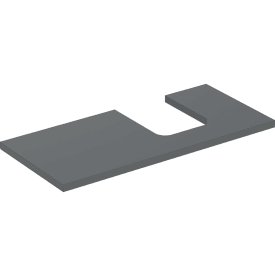 Geberit One bordplade, 104,2x47,3 cm, mat antracit