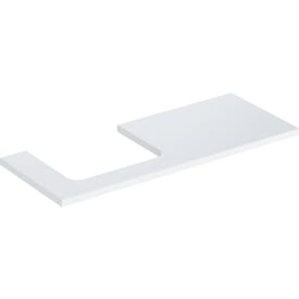 Geberit One bänkskiva, 119x47,3 cm, högglans vit