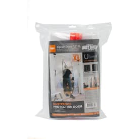 Cover XL støvdør med glidelås og U-åpning, 250x224 cm