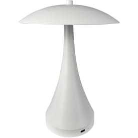 Dyberg Larsen Vienna genopladelig LED bordlampe mat hvid
