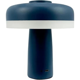 Dyberg Larsen Porter oppladbar bordlampe, blå