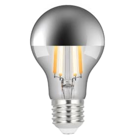LED A60 E27 806 lumen, Topspejl krom WarmDim 920-927 CRI95