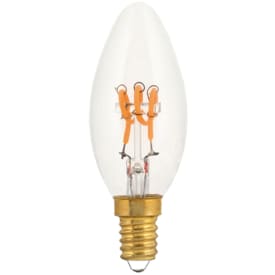 e3light Vintage E14 kronljuslampa, 2200K, 3W