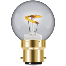e3light Vintage B22 klotlampa, 2200K, 1,2W