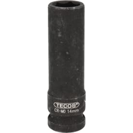 Tecos krafttop, 1/2", lang, 14 mm