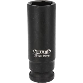 Tecos krafttop, 1/2", lang, 19 mm